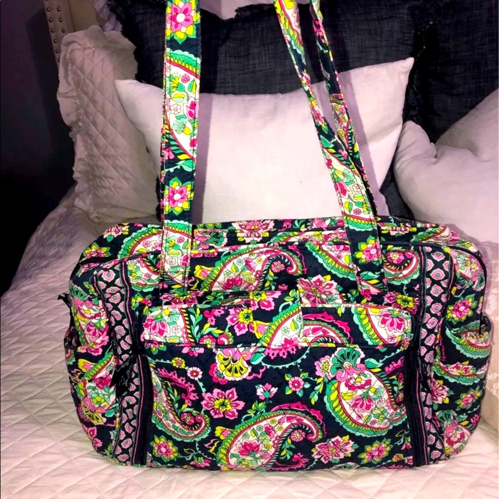 Vera Bradley diaper bag and paci holder